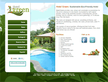 Tablet Screenshot of hotelgreencr.com